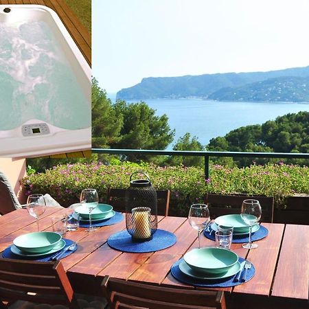 Una Spettacolare Vista Mare - Casa Con Jacuzzi แบร์เจจจี ภายนอก รูปภาพ
